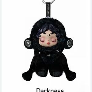 SkullPanda Darkness Plush Keychain - Black